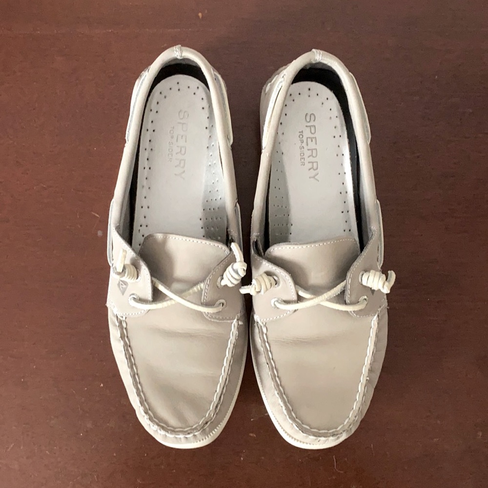 Grey Sperry Topsiders